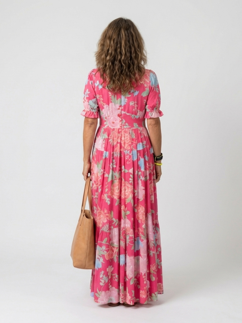DIVINE - ABITO MIDI A FIORI